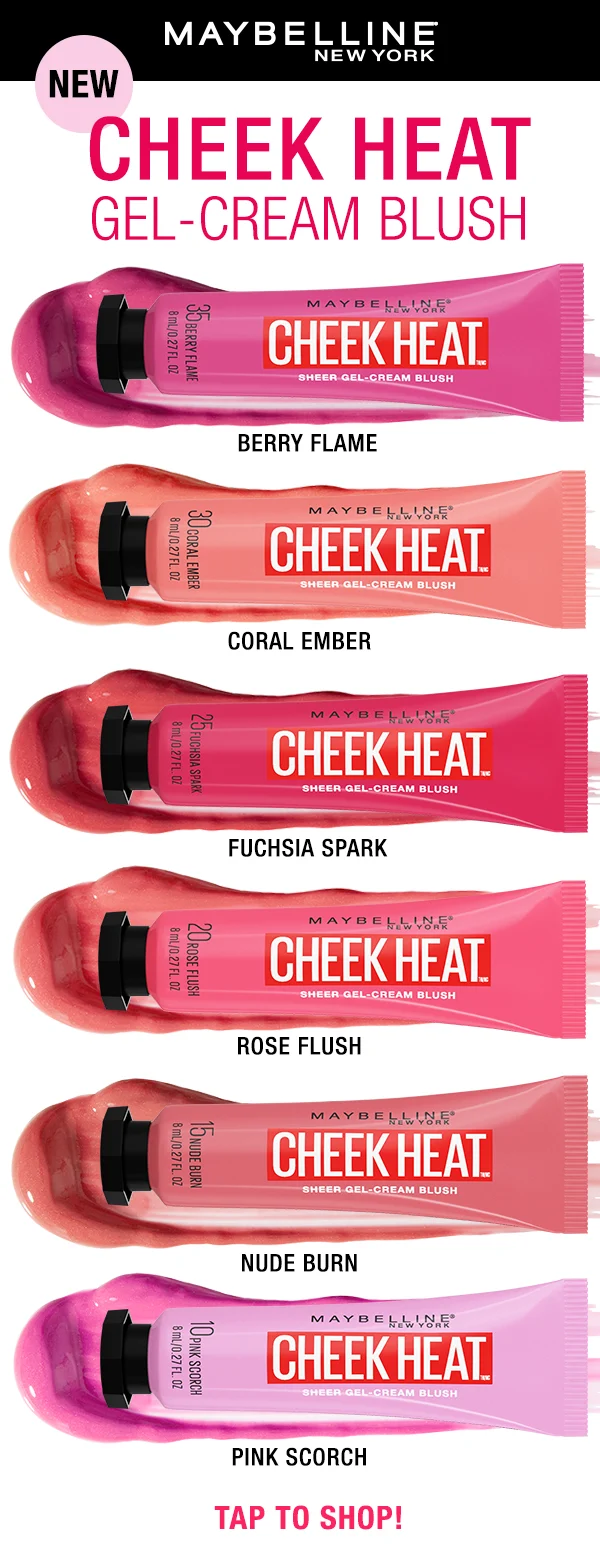 Maybelline Cheek Heat 4set - Image 6