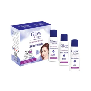 Glow & Clean Ultra Whitening Skin Polish (20Volume + Brighter Powder + Skin Shiner)