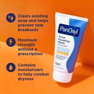 PanOxyl 10% Benzoyl Peroxide Acne Foaming Wash 156g