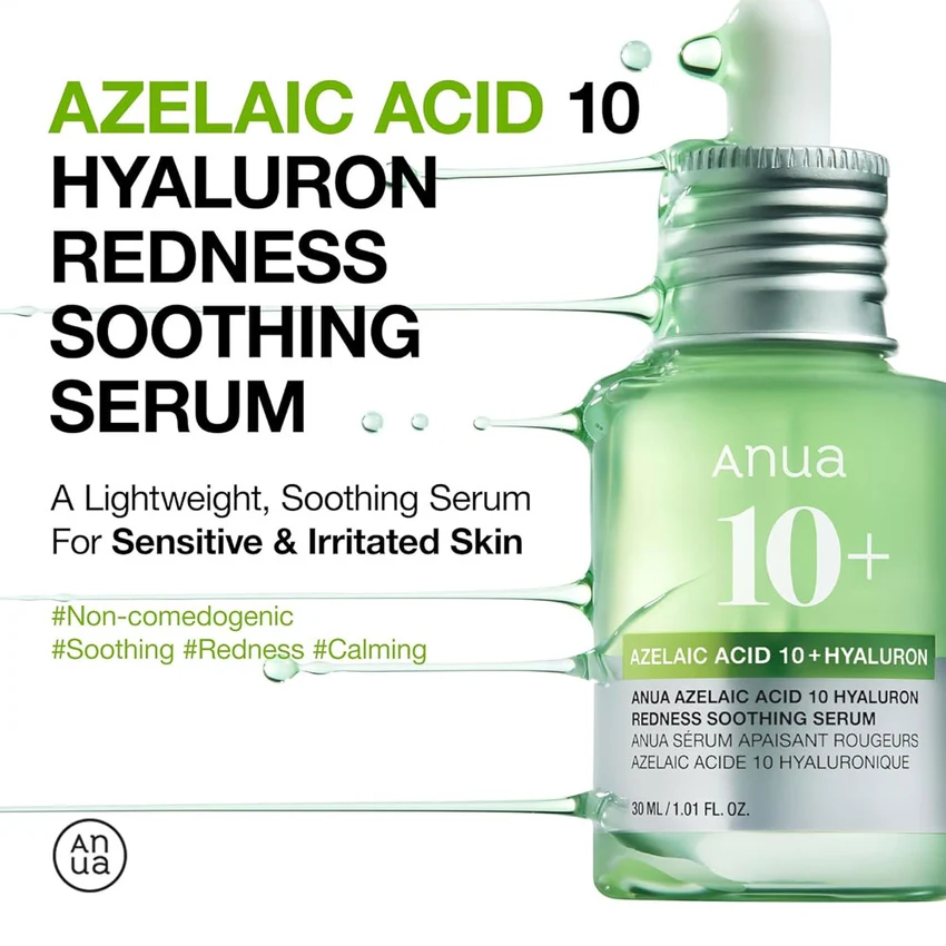 Anua Azelaic Acid 10 Hyaluron Redness Soothing Serum - Image 2